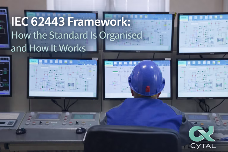 The IEC 62443 framework explained. How the standard is organised, what each part covers and how asset owners, integrators and vendors use it in practice.