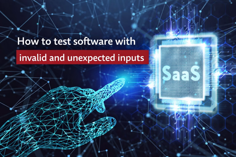 How to test software with invalid and unexpected inputs