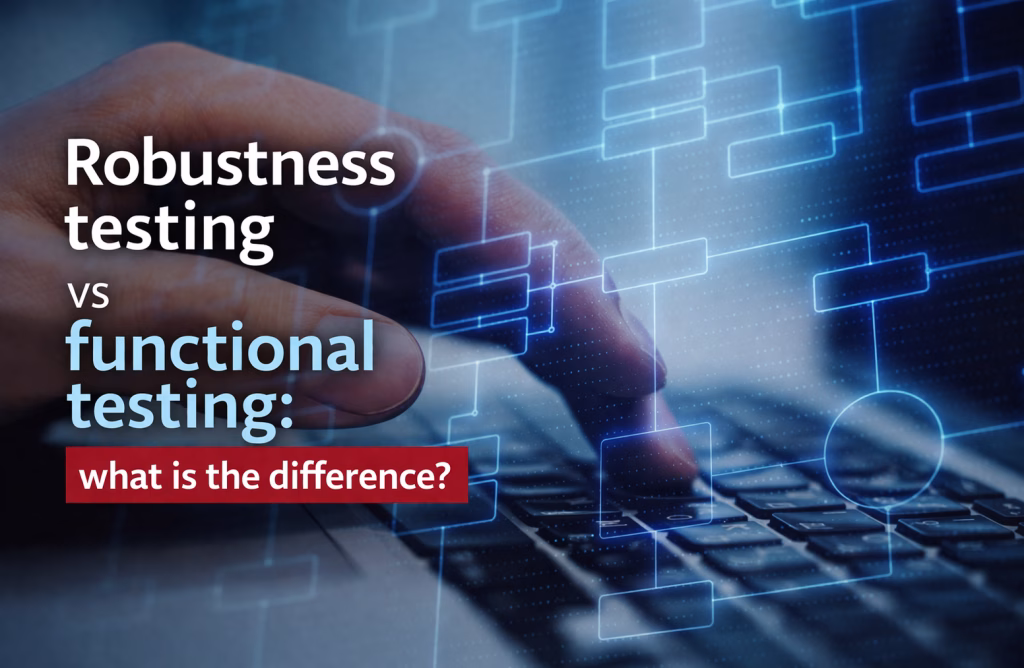 Robustness testing vs functional testing: what is the difference?