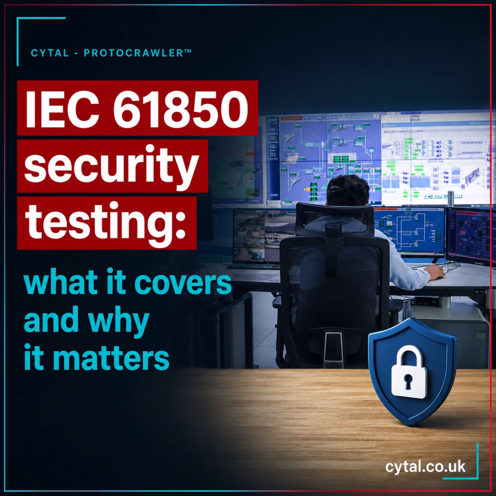 IEC 61850 security testing: what it covers and why it matters