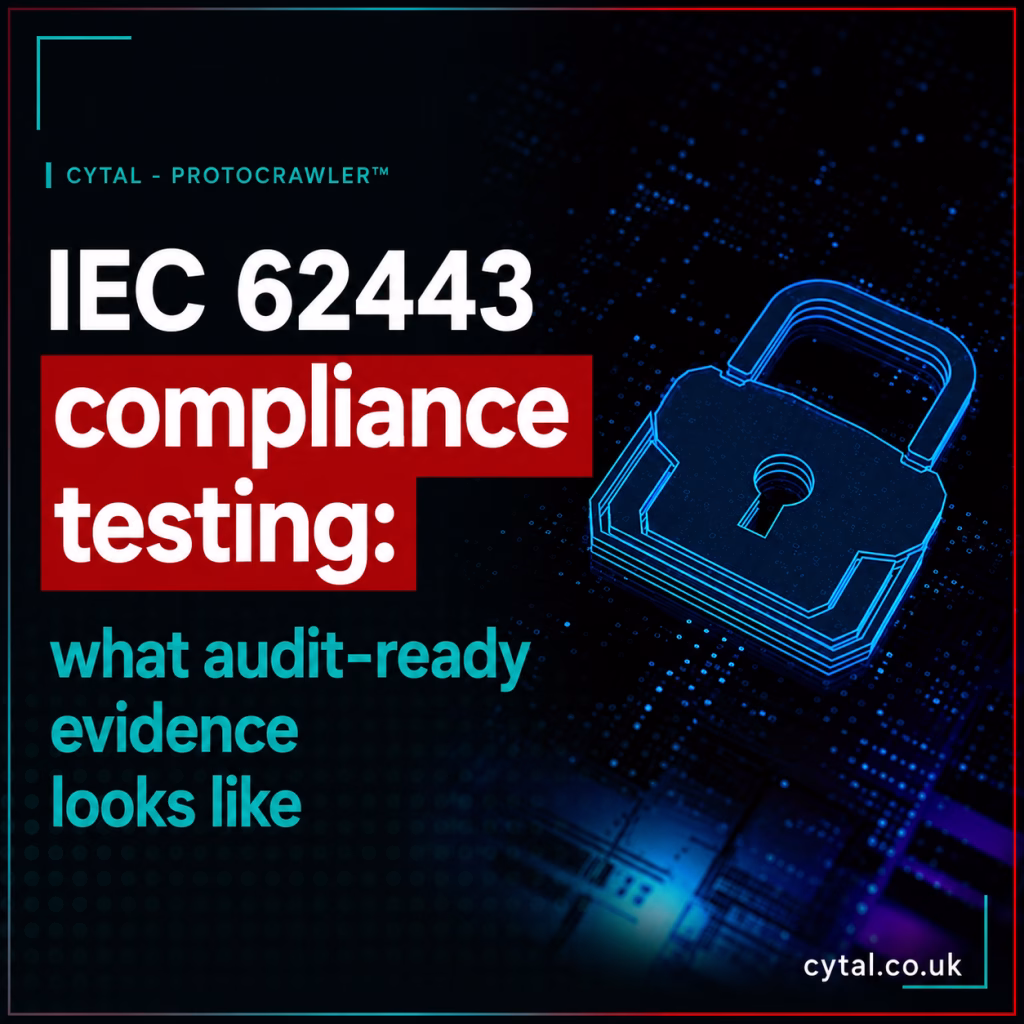 IEC 62443 compliance testing: what audit-ready evidence looks like