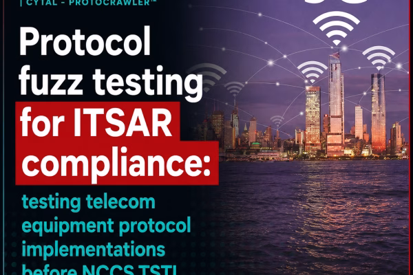 Protocol fuzz testing for ITSAR compliance: testing telecom equipment protocol implementations before NCCS TSTL assessment